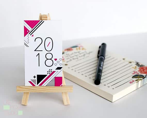 2018 Desk Calendar